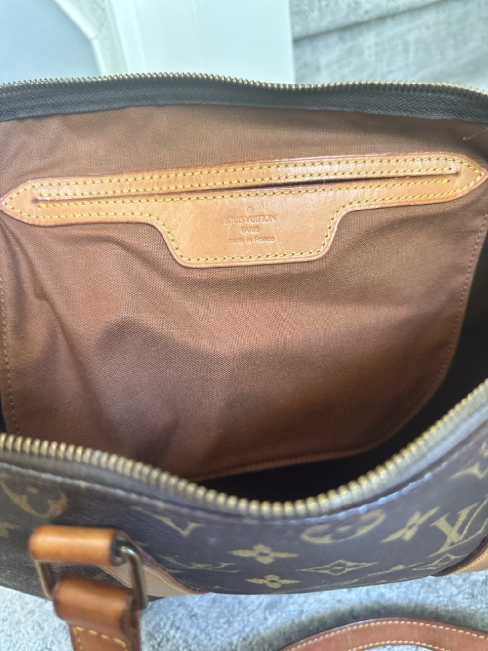 Louis Vuitton Monogram Canvas Brown & Tan tote / weekender travel bag - Picture 15 of 16